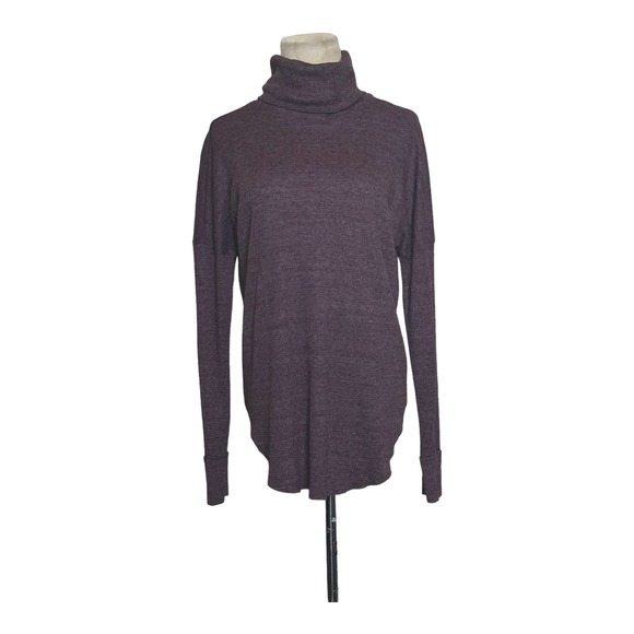 Michael Stars maroon long sleeves turtle neck sweater size XS - Picture 8 of 9